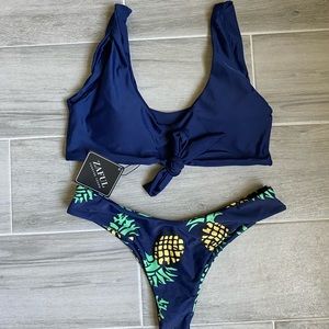 ZAFUL Blue pineapple Bikini